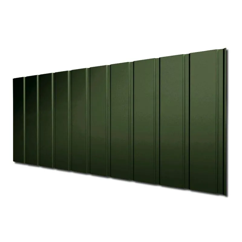 Wandblech T-7W - Hier in RAL6020 Chromoxidgrün - eine wirklich tolle Farbe für eine wirklich tolle Wand - Ihre!